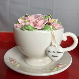 Vintage and Collectible: “You are someone special” Bouquet teacup